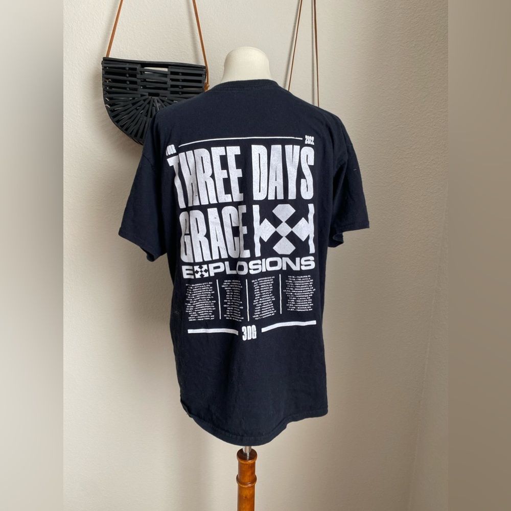 Three Days Grace Explosions 2022 Concert T-Shirt, Size XL